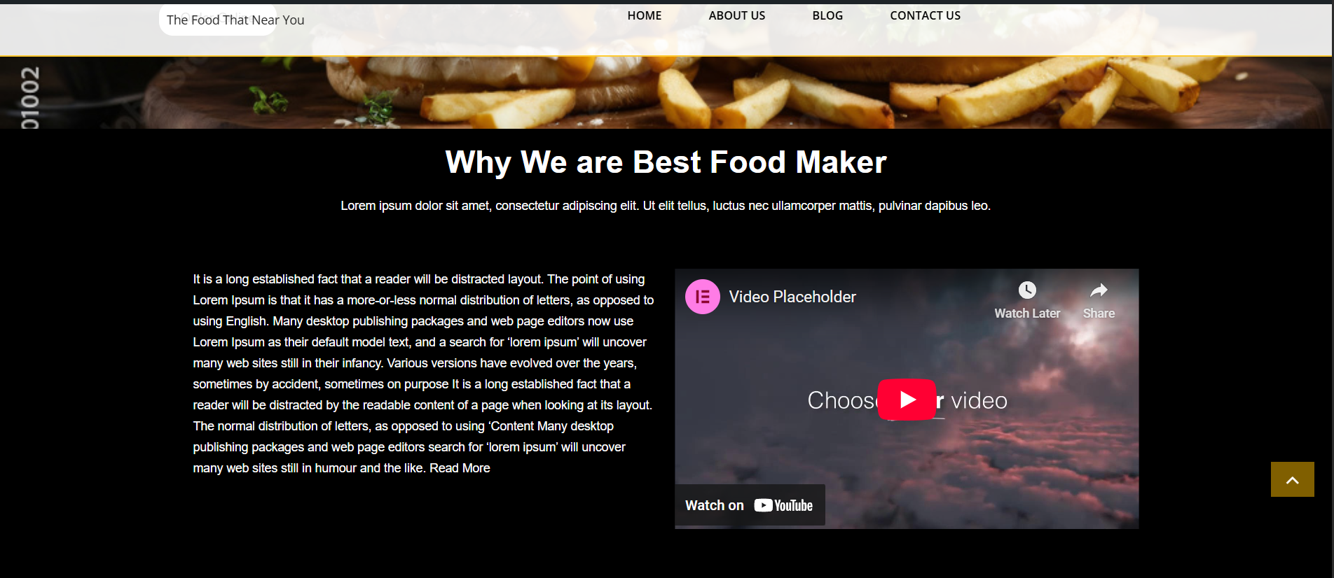 Eatoody – Restaurant Website Design2