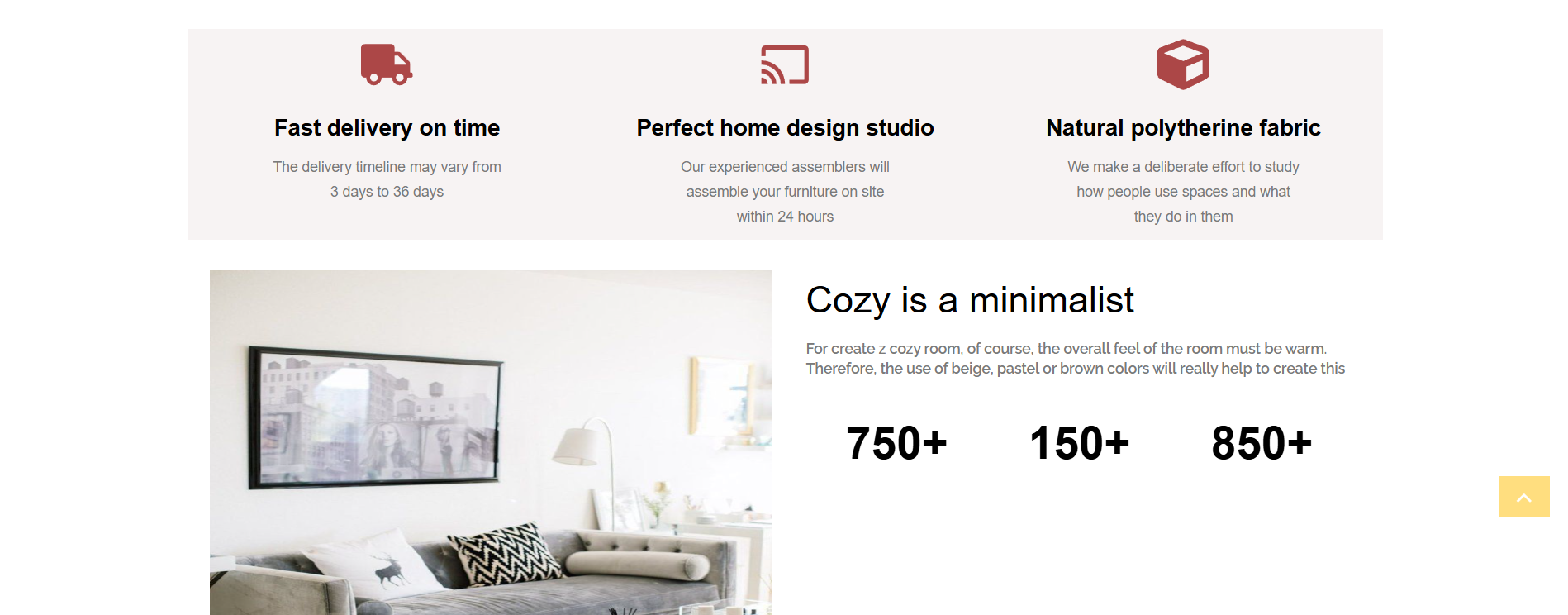 CLAKS – Interior Design Web Concept 2