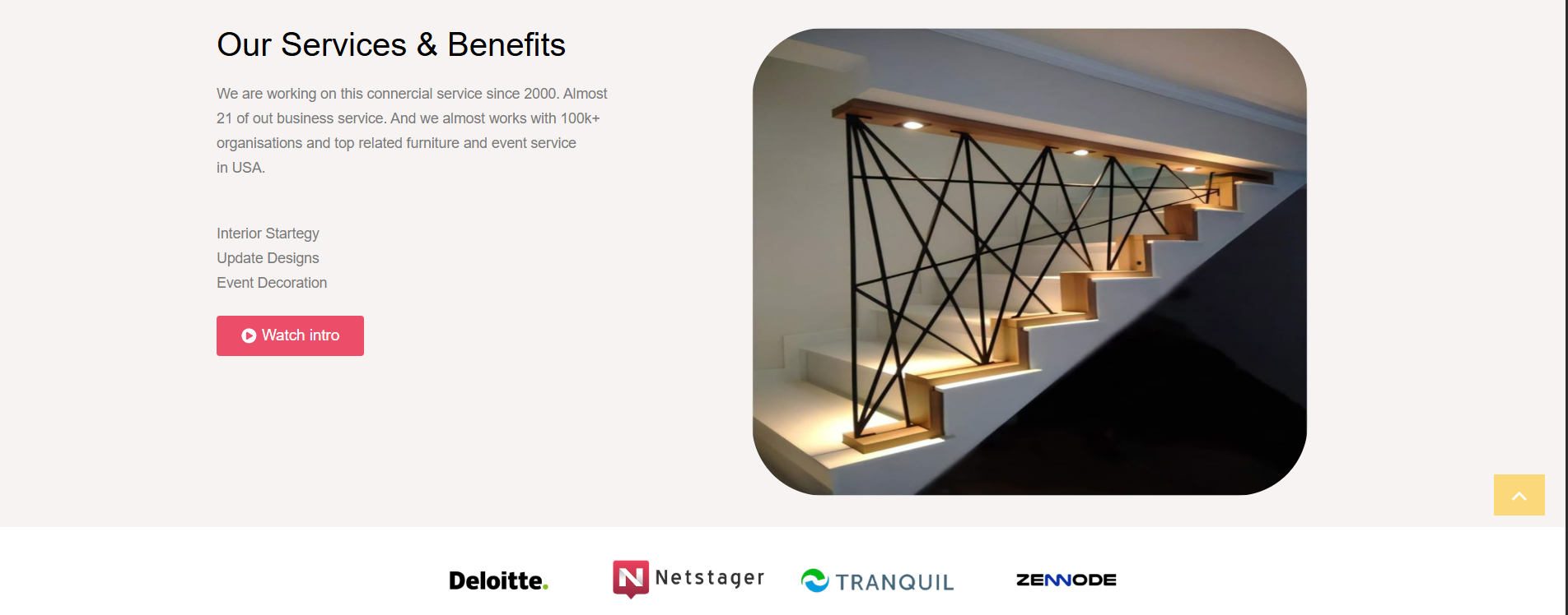 CLAKS – Interior Design Web Concept 5